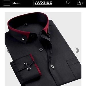 Avxnue New Men’s Dress Shirt XL, Fits like Large